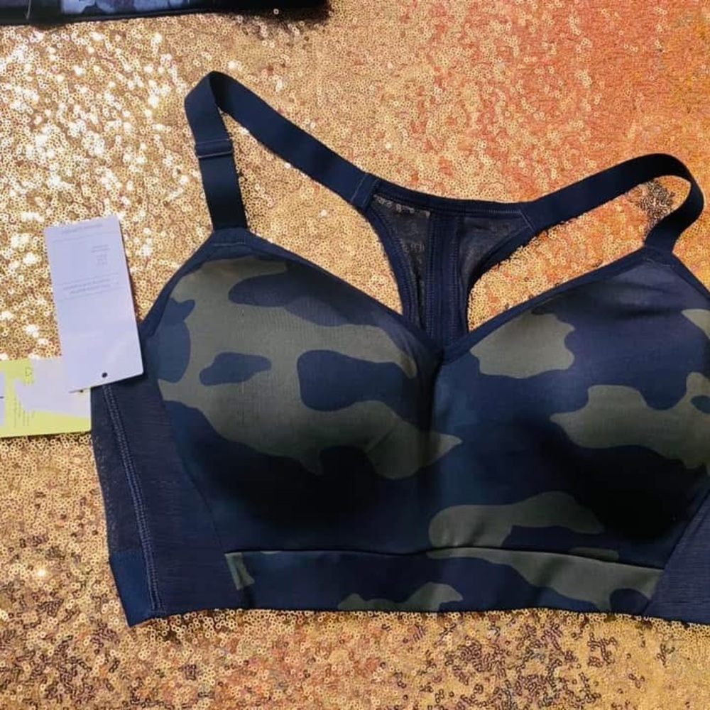 all in motion Smooth Wireless Racerback Bra in Black